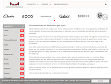 Tablet Screenshot of merkschoenenwinkels.net